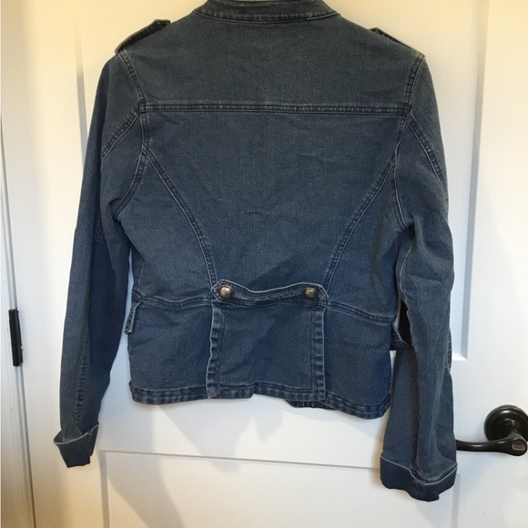 XX1 Denim Jean Jacket Single Breasted Zip Size Large - Picture 2 of 9